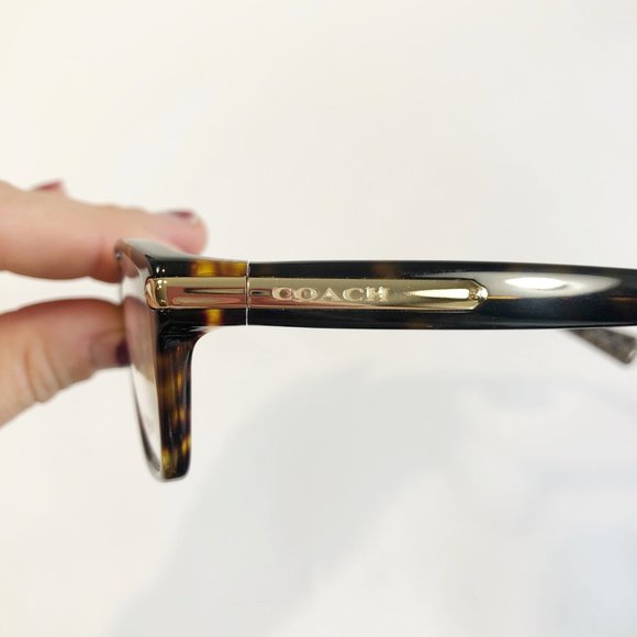 Coach HC6065 Dk Tort Military Signature C Glasses - Picture 3 of 7